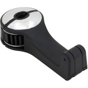 Resim Yifomall Araç Koltuk Başlığı Çift Fonksiyonlu Telefon Askısı - Gizli Kilitli Tasarım, 360 Dönebilir GÜMÜŞ 