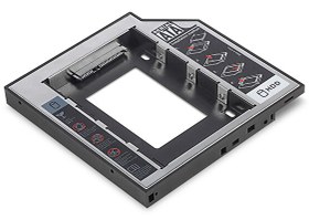 Resim Digitus Notebook 12.7 MM SATA I-II-III Giriş SATA-Çıkış SATA SSD/HDD Kasası 