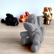 Resim Obaco Köpek Telefon Tutucu Masaüstü Telefon Tutucu Hayvan Figürlü Telefon Aksesuarı Eklemli Hayvan Oyuncak 