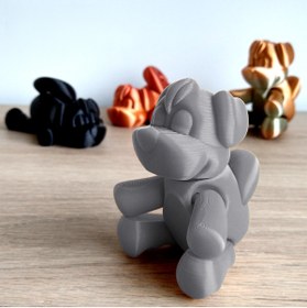 Resim Obaco Köpek Telefon Tutucu Masaüstü Telefon Tutucu Hayvan Figürlü Telefon Aksesuarı Eklemli Hayvan Oyuncak 