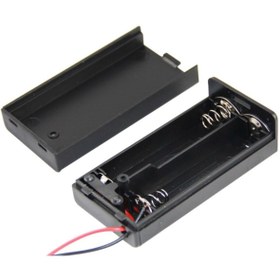Resim Capila Pil Yuvasi 2 Li Kapakli Switchli (AA) (IC-233C) 