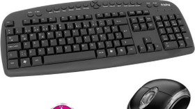 Resim Frisby FK-144QP KABLOLU PS/2 KLAVYE USB MOUSE SET 