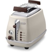 Resim DeLonghi Bej İcona İki Dilim Ekmek Kızartma Makinesi (42000065) 