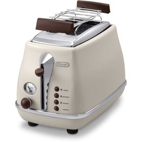 Resim DeLonghi Bej İcona İki Dilim Ekmek Kızartma Makinesi (42000065) 