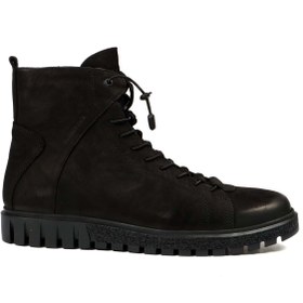 Resim Kids Club Shoes Hammer Jack 102 17945-M Erkek Bot SİYAH 