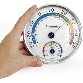 Resim CetKing TH-101E Termometre Higrometre Nem Ölçer, Siyah 