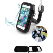 Resim Streak Motosiklet Bisiklet Su Geçirmez Telefon Tutucu Çanta Gidon Uyumlu 