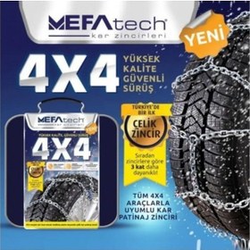 Resim 4x4 Takmatik Kar Patinaj Zinciri 275/50x15 No 1100 