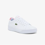 Resim Lacoste Challenge Kadın Deri Beyaz - Pembe Spor Ayakkabı 