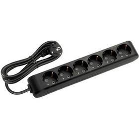 Resim Viko Multi-let 6'lı Grup Priz Topraklı Çocuk Korumalı 5 Metre Siyah - 90133605 