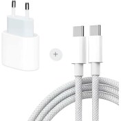 Resim Blue Rain 35W Apple İphone 15 - 16 - Pro - Pro Max Type-C to Type-C Hızlı Şarj Aleti Seti Kablo ve Adaptör 