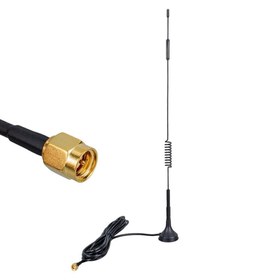 Resim electroon 4G/LTE 5dBi Superbox Uyumlu 3mt Kablolu Dış Ortam Modem Anteni - 2Adet 