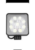 Resim Point 9 Led Kare Projektör Off Road Çalışma Sis Lambası 27W 12-30 