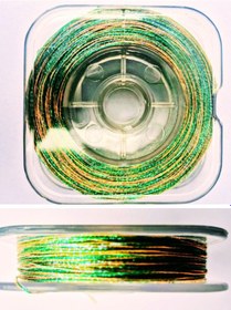 Resim Eagenset Hazır Çapari Kombini Boru Sim Ultraviyole Uv Neon Koyu Yeşil - Turuncu Makarada 