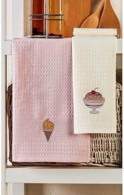 Resim 6 Parça Mutfak Kurulama Bezi 30 X 50 Cm İce Cream 