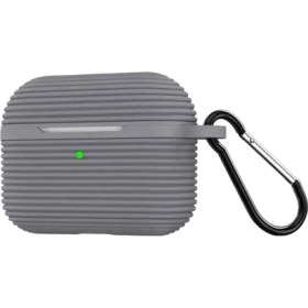Resim Airpods Pro 3 (3.nesil) Raven Silikon Kılıf Gri 
