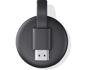 Resim Google Chromecast 3 Medya Oynatıcı - Android, iOS, Mac, Windows Uyumlu, 1080p Full HD HDMI Wi-Fi Kablosuz Görüntü Aktarımı ve Telefonla Kontrol 
