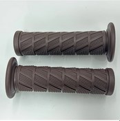 Resim Hightower Vintage Motosiklet Scooter Modifikasyon Parçaları Retro Prince Tutamak Kılıfı Kahverengi 