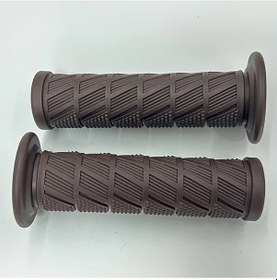 Resim Hightower Vintage Motosiklet Scooter Modifikasyon Parçaları Retro Prince Tutamak Kılıfı Kahverengi 