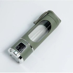 Resim Topnotch Yeşil Usb Şarjlı Portatif Blender: Meyve Sebze Suları, Milkshake Yapımı, Seyahat & Ofis Kullanımı 