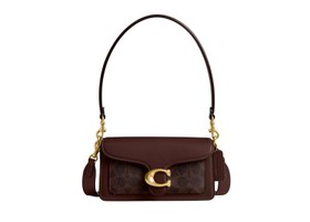 Resim Tabby Shoulder Bag 20 In Signature Canvas Brass/Maple 