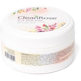 Resim Clean Rose Cleanrose El Ve Vücut Kremi 125 Ml 