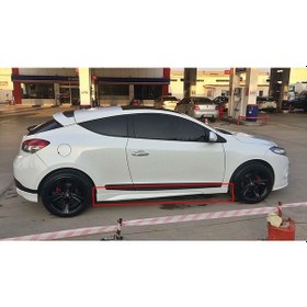 Resim Renault Megane 3 Uyumlu Marşpiyel Sağ Sol Tak Fiberglass Boyasız 