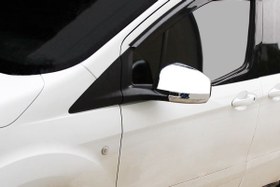 Resim Omkar Ford Tourneo Courier Krom Ayna Kapağı Komple 2 Parça Abs 2014-2017 