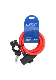 Resim Dt 12x1200 Anahtarlı Bisiklet Kilidi Farklı Renklerde Klt-151 Klt-152 Klt-153 Klt-154 Klt-155 Siyah 