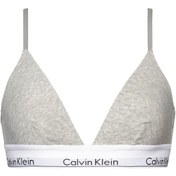 Resim Calvin Klein Kadın Marka Logolu Elastik Bantlı Günlük Kullanıma Uygun Gri Spor Sütyeni 000qf1061e020-gri 