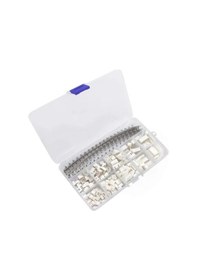 Resim 460 Adet Xh2,54 Jst Konnektör Seti 2,54mm 2-6 Pim Takım 5 Çeşit Şeffaf Çantada 