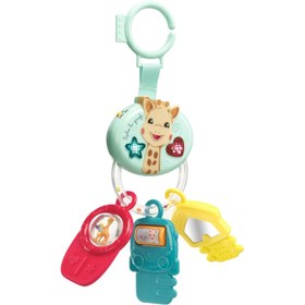 Resim Sophie La Girafe Sesli ve Işıklı Anahtar Çıngırak 