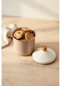 Resim Bambum Nostalji - Ahşap Saplı Baharatlık Toprak 12 Cm Taş 