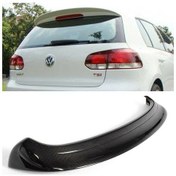 Resim Vw Golf 6 Abt Spoiler Parlak Siyah Spoyler Plastik İthal 2009-2012 
