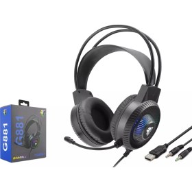 Resim Hadron G881 Gaming Kulaklık 2-3.5Mm + Usb Siyah 