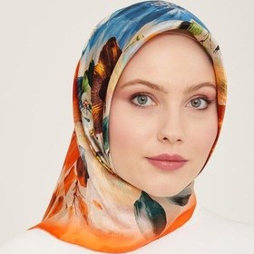 Resim Armine Sura İpek Eşarp 24ya9133 35 - Desenli 