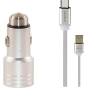 Resim Syronix Metal Type-C Araç Hızlı Şarj Aleti Cihazı 2.4A 