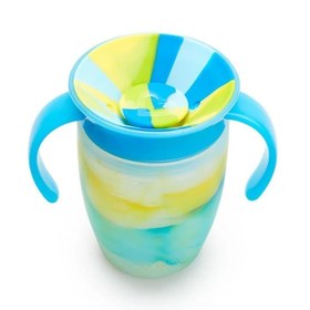 Resim Munchkin Mucize 360° Tropical Alıştırma Bardağı 6 ay+ 207 ml Mavi 