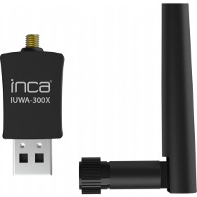 Resim Inca IUWA-300X 300 Mbps 11N Harici 5Dbi Anten Wireless Adaptör 