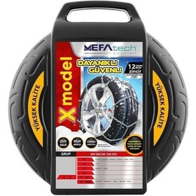 Resim Kar Lastik Zinciri 215/70r15 Binek Suv X Tipi Takmatik Kolay Montaj 10 CM 