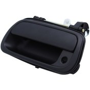 Resim Lemestar Siyah Abs Malzemeden Üretilmiş Kuyruk Kapı Kolu - 21x13.5x8.5 Cm Boyutunda, 320g Ağırlığında 