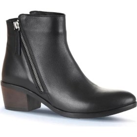Resim Bueno Shoes Siyah Deri Kadın Topuklu Bot 01WD1100 01WD1100 