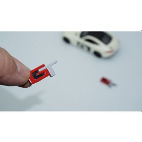 Resim Gt Direksiyon Kırmızı Gri Logo Amblem Ford İle Uyumlu 