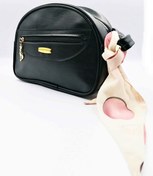 Resim Kadın Fularlı Zarif Omuz Çantası 