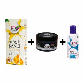 Resim Joy Wax 41Lİ Ağda Bandı Naturel+Vazelin BLACK+125ML Yağ 