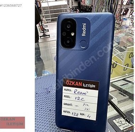 Resim Xiaomi Redmi 12C İkinci El TR | 128 GB 4 GB | Mavi 