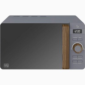 Resim Nordic 20 L Dijital Mikrodalga Fırın, 6 Güç Kademesi, 800 W ve Buz Çözme Modu - Gri 