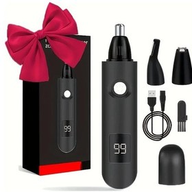 Resim Honeybeeshop Feıyba Hassas Burun Kulak Tüy Kesici Usb Şarjlı 500mah Lityum Pil Taşınabilir Hs 