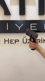 Resim Glock Tabanca Şeklinde Standlı Pürmüz Çakmak 9900 