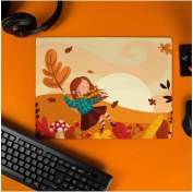 Resim Mena Rise Arkadaşa Hediye Sonbahar Tasarımlı 40X30 Mousepad - Mouse Pad - Fare Altlığı - Mouse Pad 